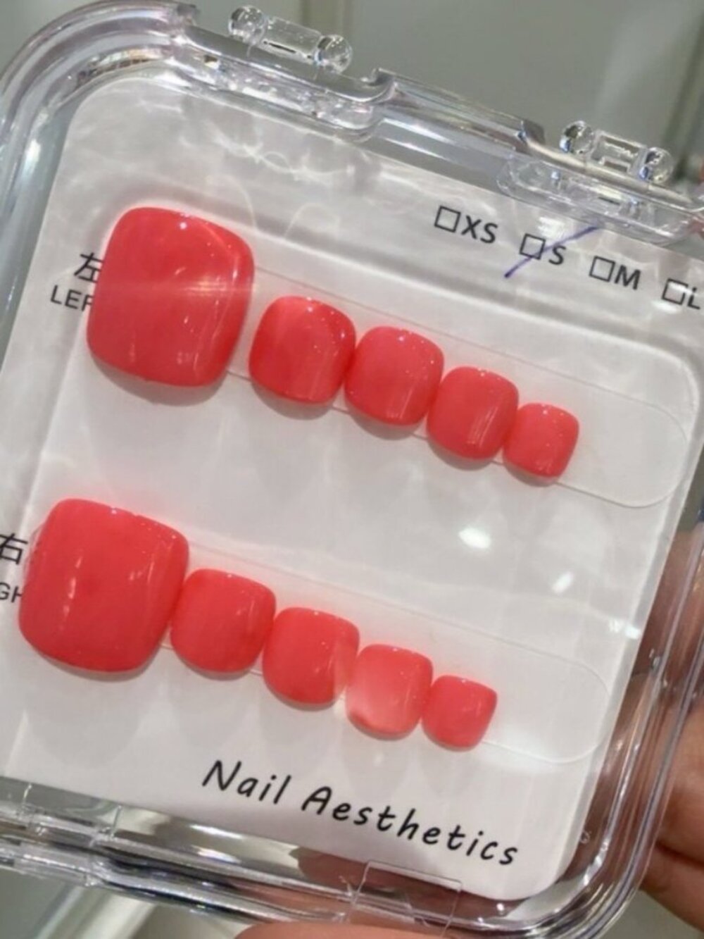 Customizable handmade press-on nails reusable